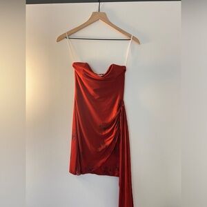Princess Polly Mini Red Dress Size US 4